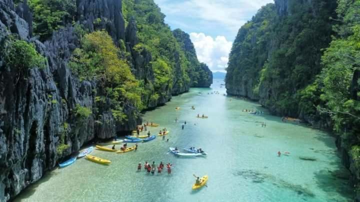 Bucana Kamp Payapa Beachfront El Nido Exterior foto